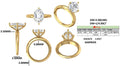 4.0ct Moval custom ring - Tylah Hornett