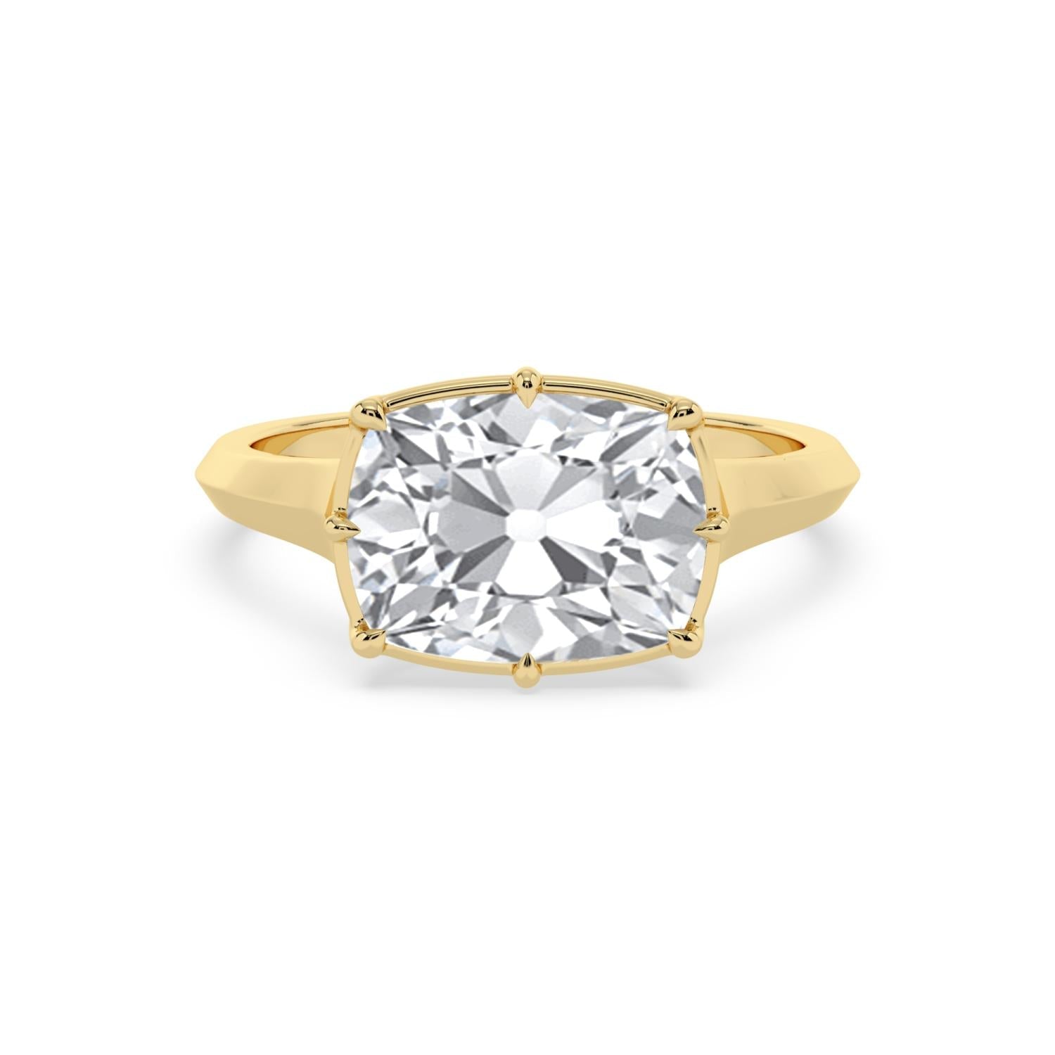 Bellezza Old Mine Engagement Ring