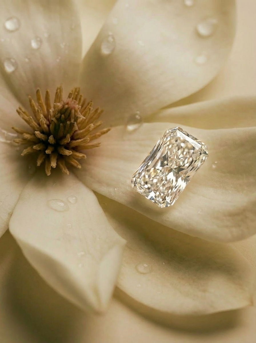 4.51ct Radiant Cut Lab Diamond