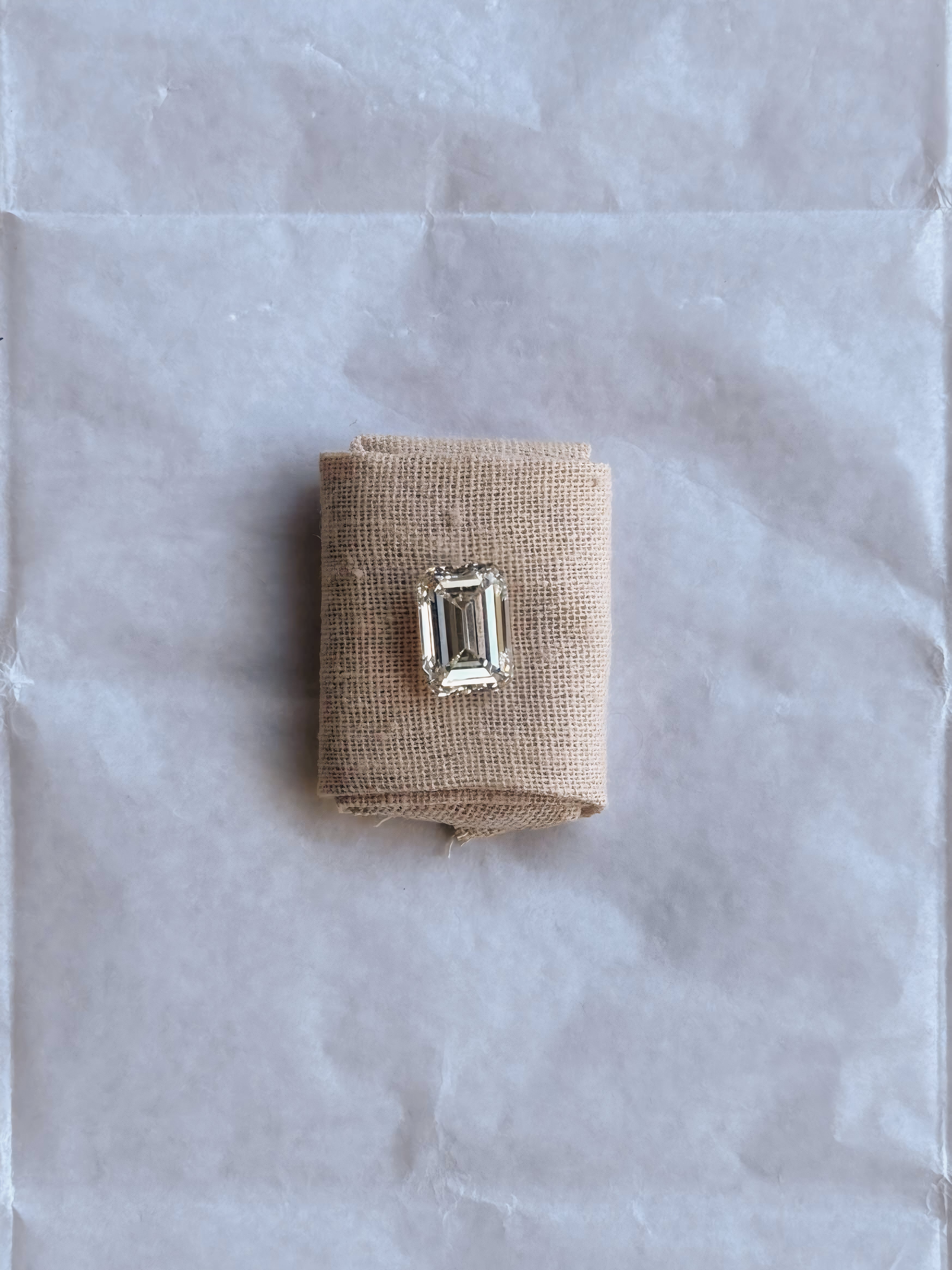 4.01ct Emerald Cut Lab Diamond