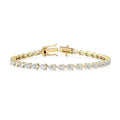 5.23ct Pear Lab Diamond Bracelet - image 2