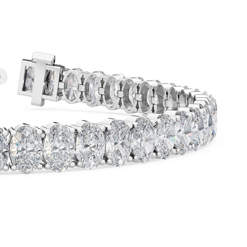 13.00ct Oval tennis bracelet