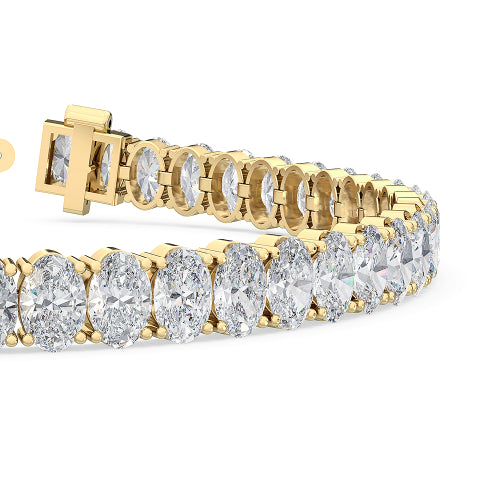 13.00ct Oval tennis bracelet