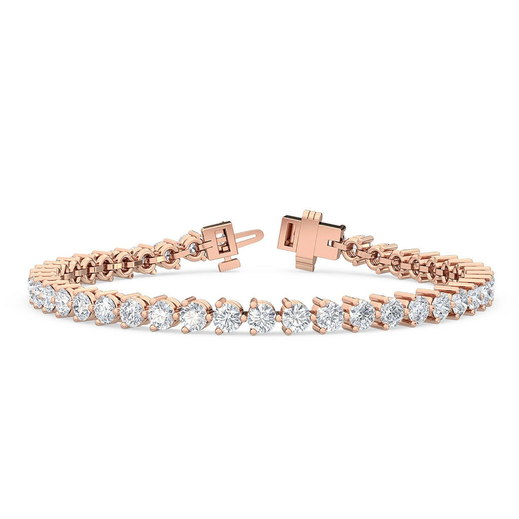 Clara Diamond Tennis Bracelet in 9K Rose Gold - product image 3