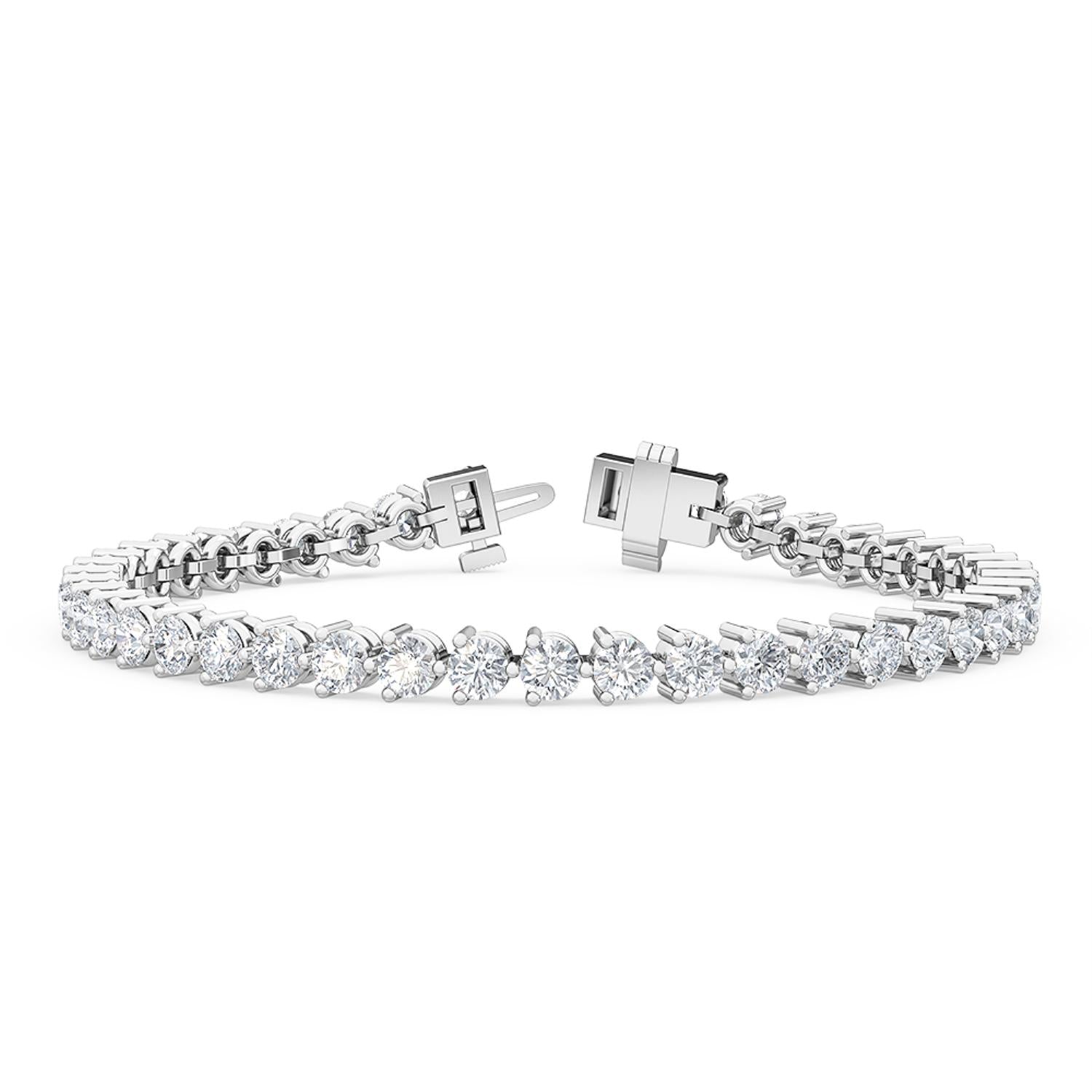 Clara Diamond Tennis Bracelet in 9K White Gold - product image 2