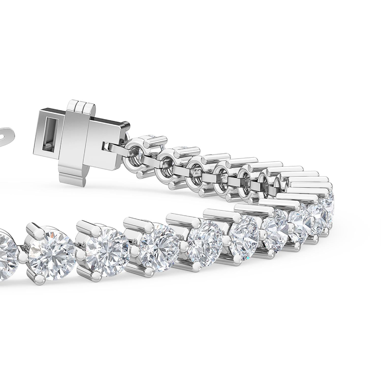 Clara Diamond Tennis Bracelet - white gold product image 3