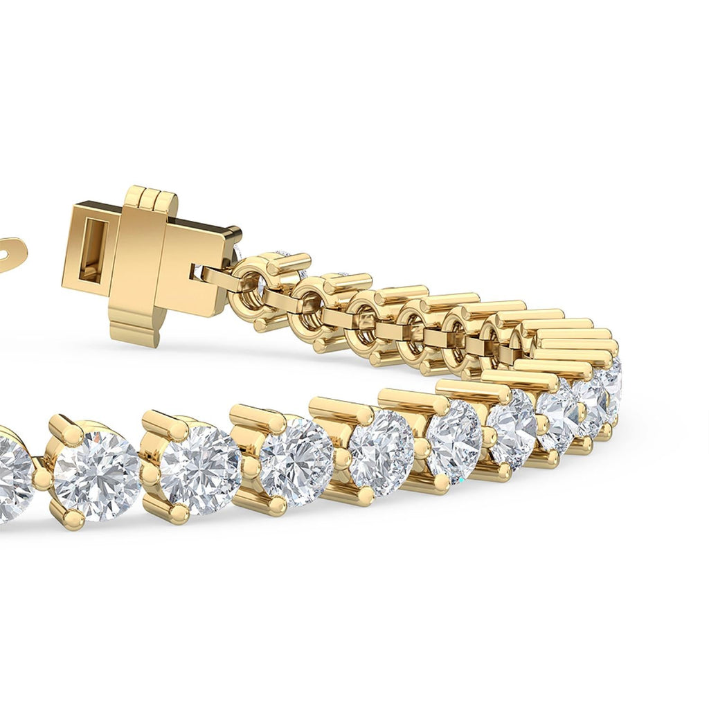 Clara Diamond Tennis Bracelet - yellow gold product image 3