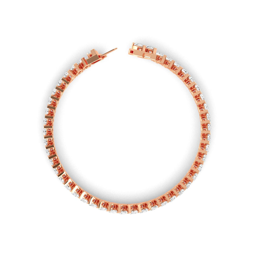 Valentina Pear Diamond Bracelet - rose gold product image 3