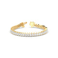 Valentina Pear Diamond Bracelet in 9K Yellow Gold - product image 1