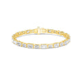 Eloise Emerald Diamond Bracelet in 9K Yellow Gold - product image 1