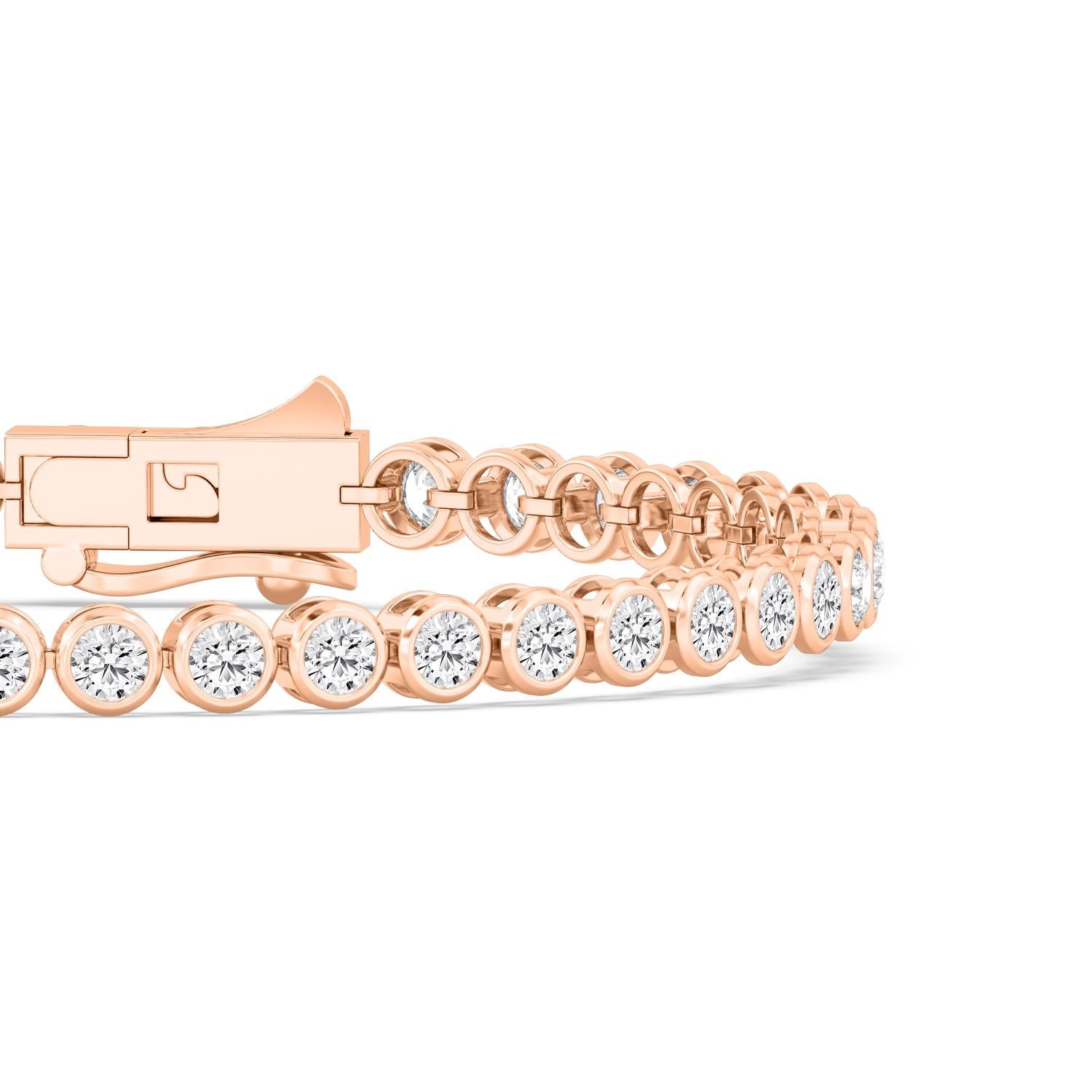 Amara Diamond Bracelet - rose gold product image 4