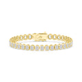 Signature Cushion Bezel Tennis Bracelet