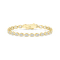Signature Pear Bezel Tennis Bracelet
