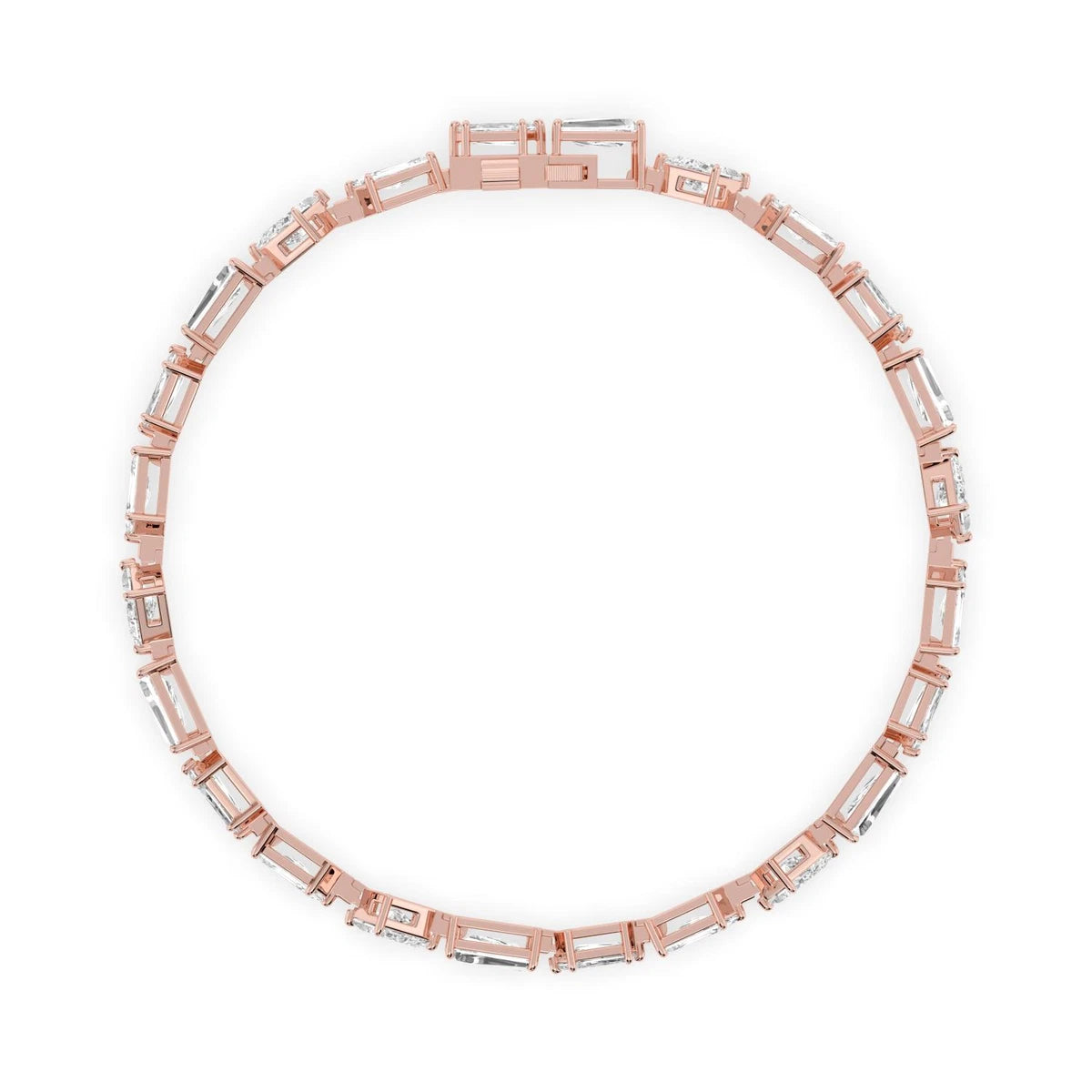 Splendore Mixed Bracelet - rose gold - detail view - SJBR20547MS-R-4