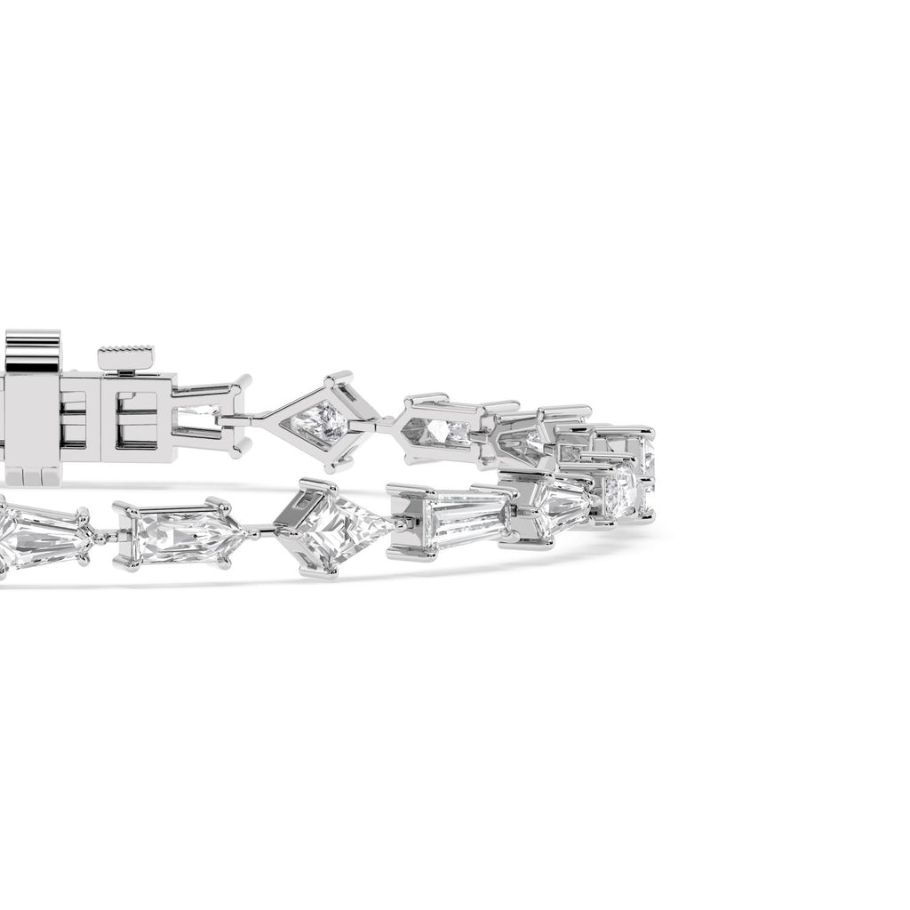 6.32ct Lab Diamond Bracelet in 9ct Gold - white gold product image 5