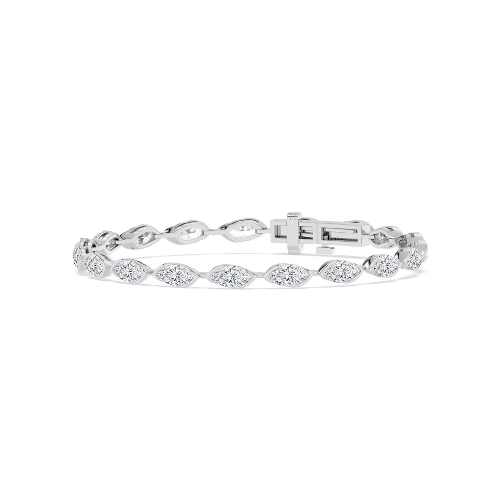 6.08ct Lab Diamond Bracelet - white gold product image 3