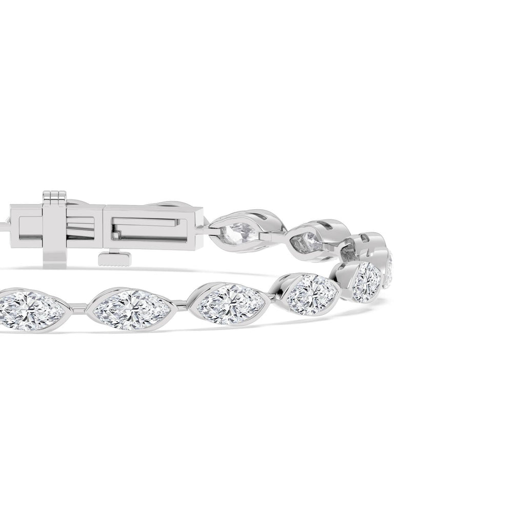 6.08ct Lab Diamond Bracelet - white gold product image 5