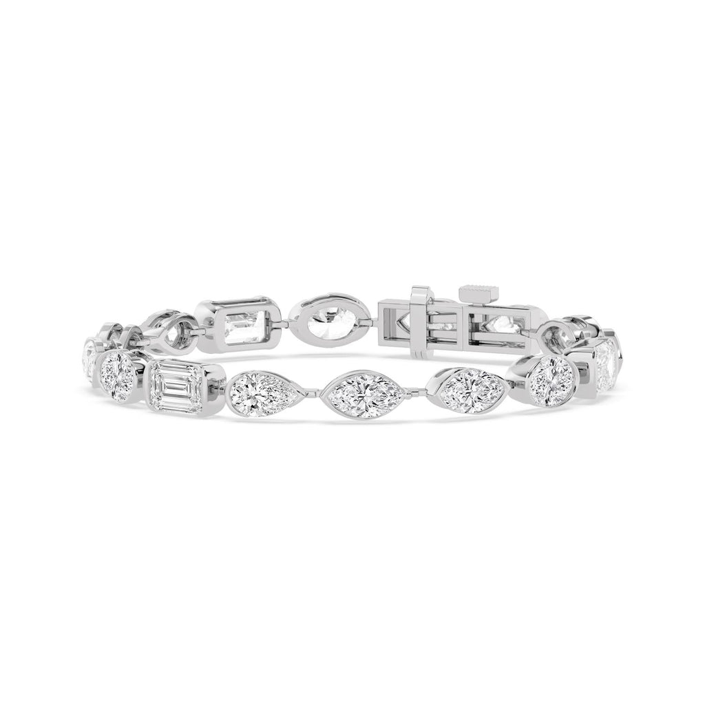 16.50ct Lab Diamond Bracelet - white gold product image 3