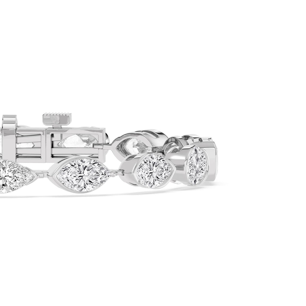 16.50ct Lab Diamond Bracelet - white gold product image 5