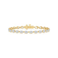5.97ct Lab Diamond Bracelet in Yellow Gold - product image 1