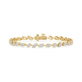 6.49ct Lab Diamond Bracelet in Yellow Gold - product image 1