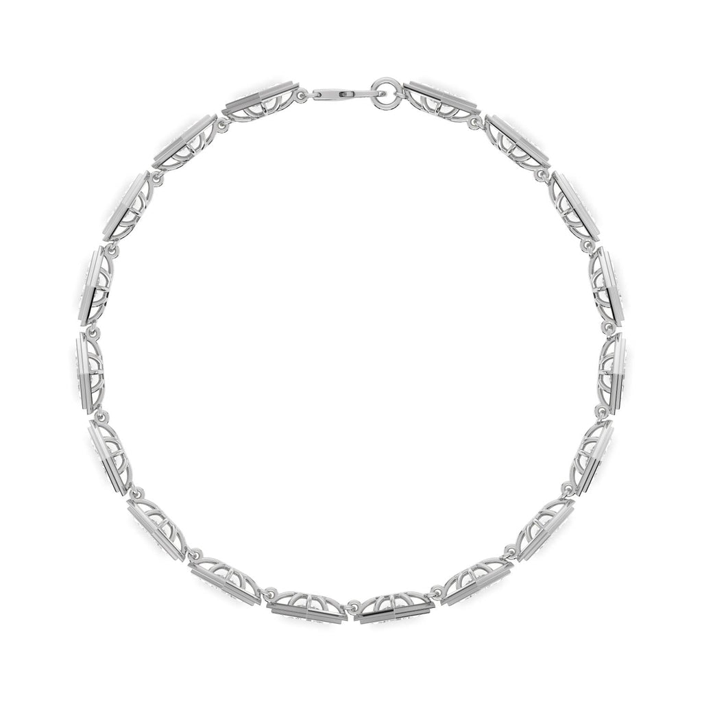 6.12ct Lab Diamond Bracelet - white gold product image 4