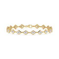 6.12ct Lab Diamond Bracelet in Yellow Gold - product image 1