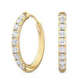 0.39ct Lab Diamond Earrings in Yellow Gold - product image 1