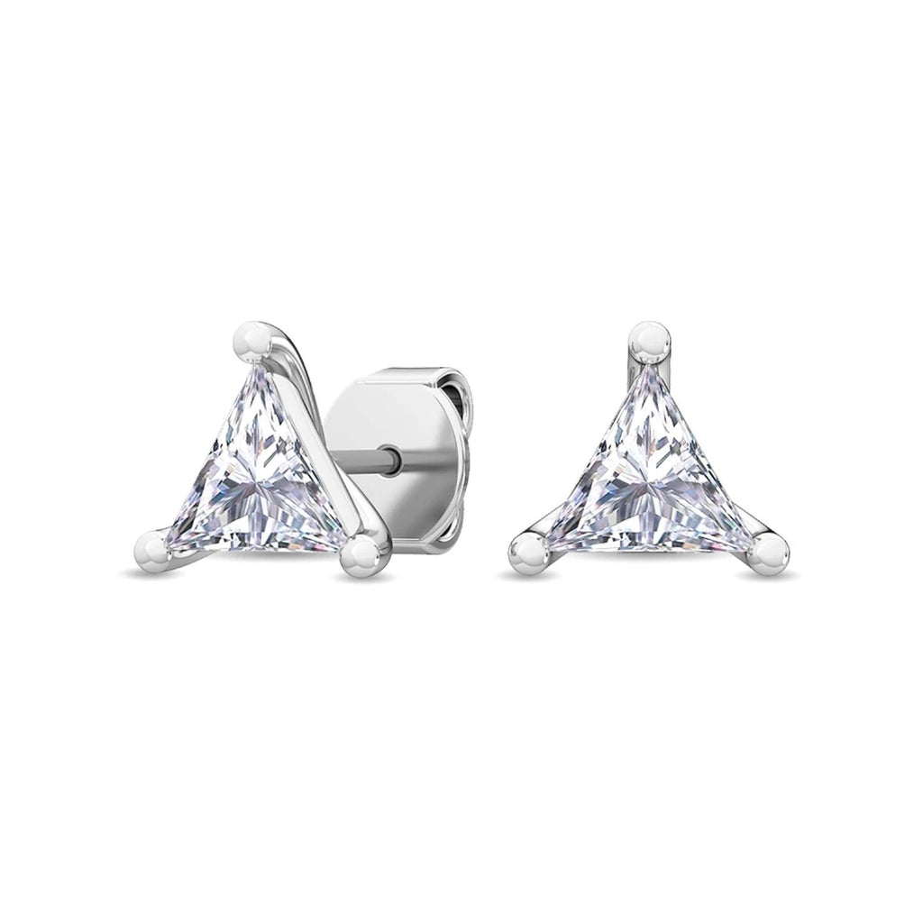 Smeralda Earrings - white gold - alternate side view