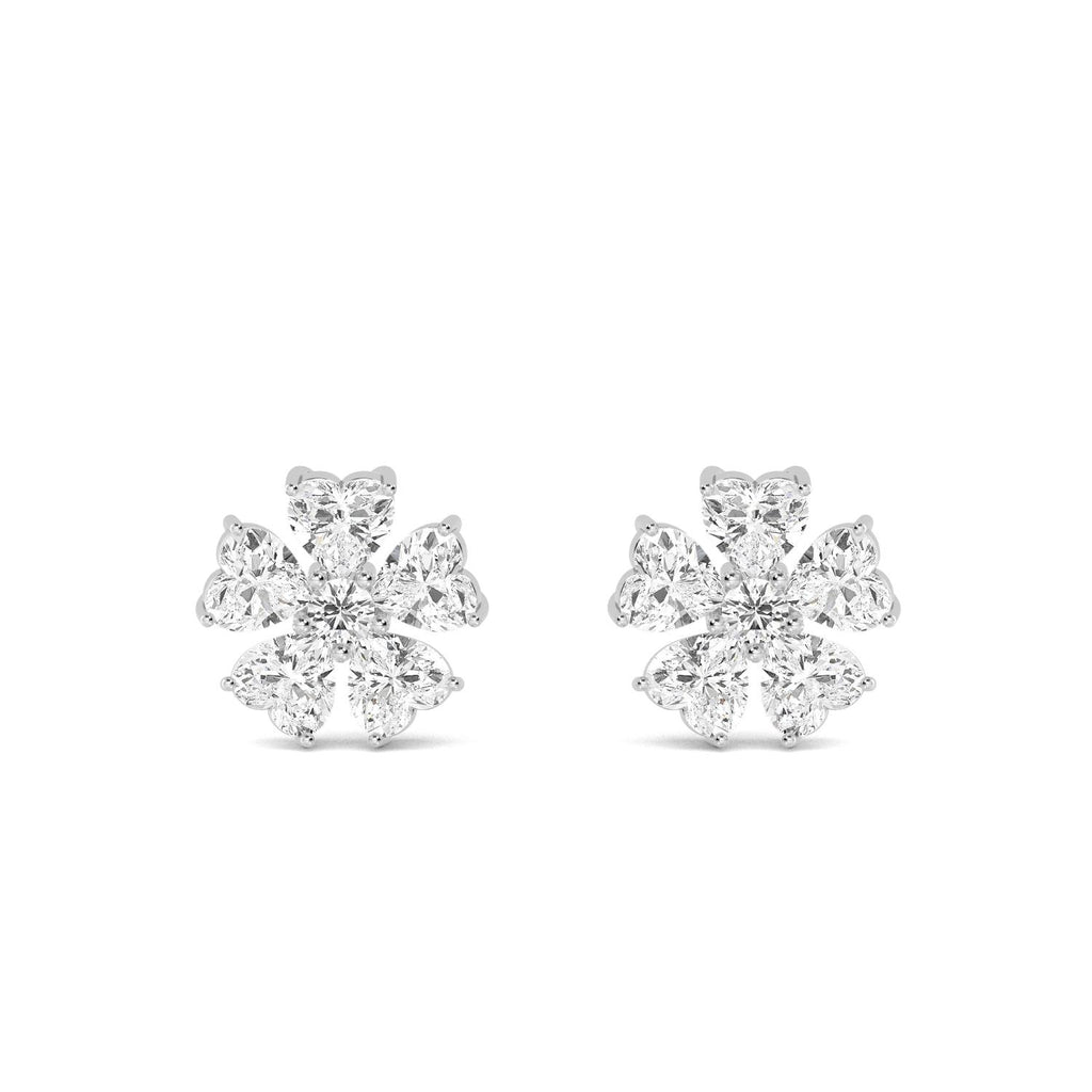 2.78ct Lab Diamond Earrings in White Gold - product image 1