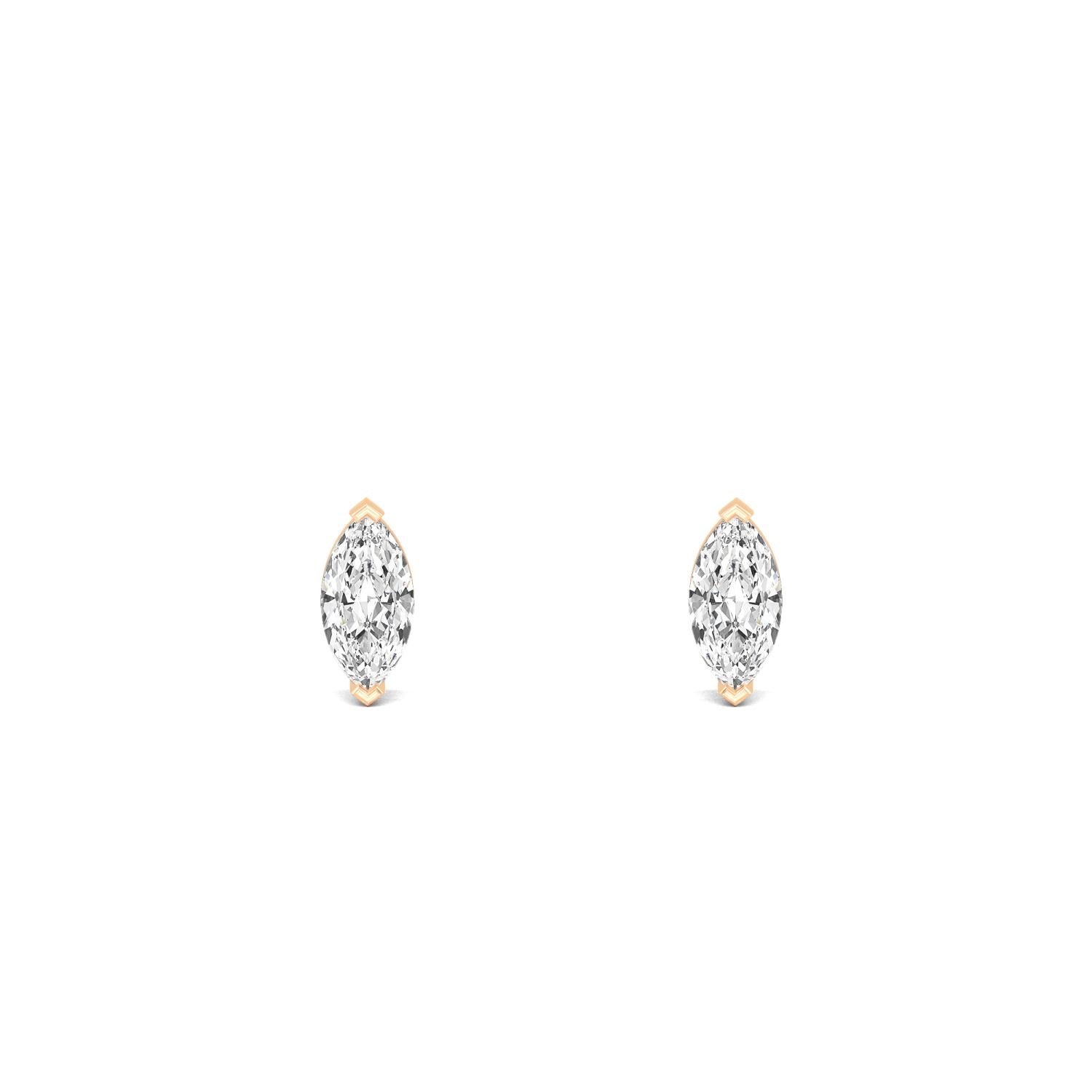 Marquise Stud Earrings