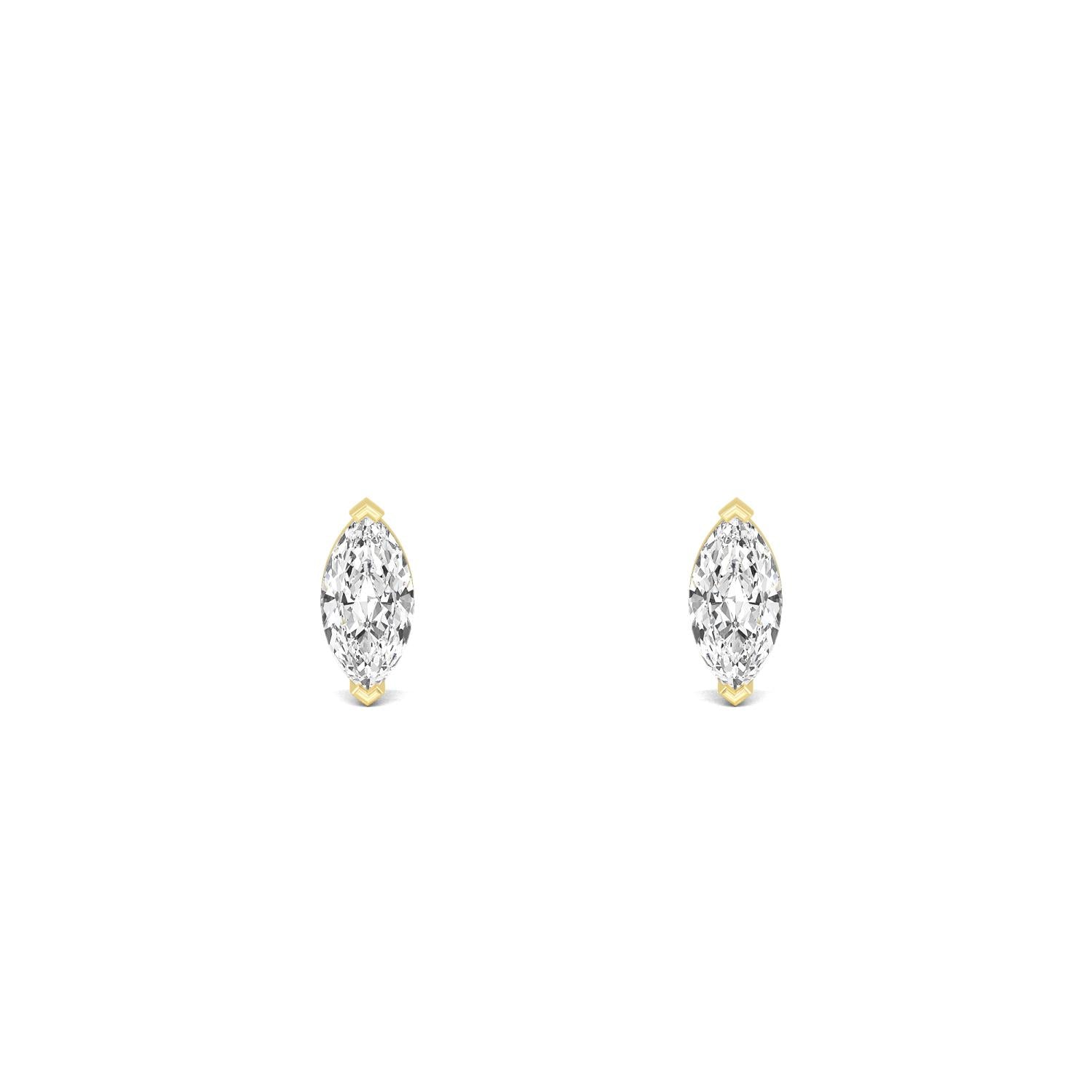 Marquise Stud Earrings