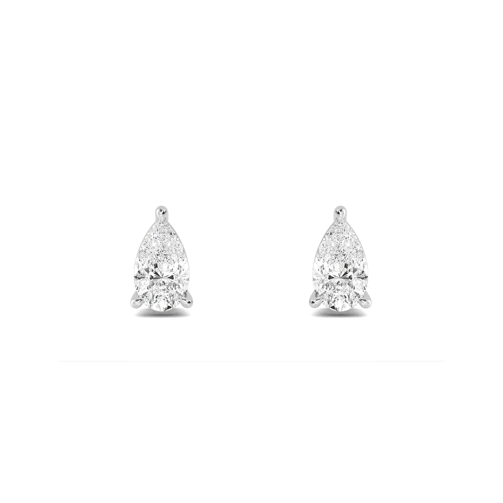 Rosa Pear Stud Earrings