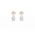 1.96ct Lab Diamond Earrings in Rose Gold - product image 1