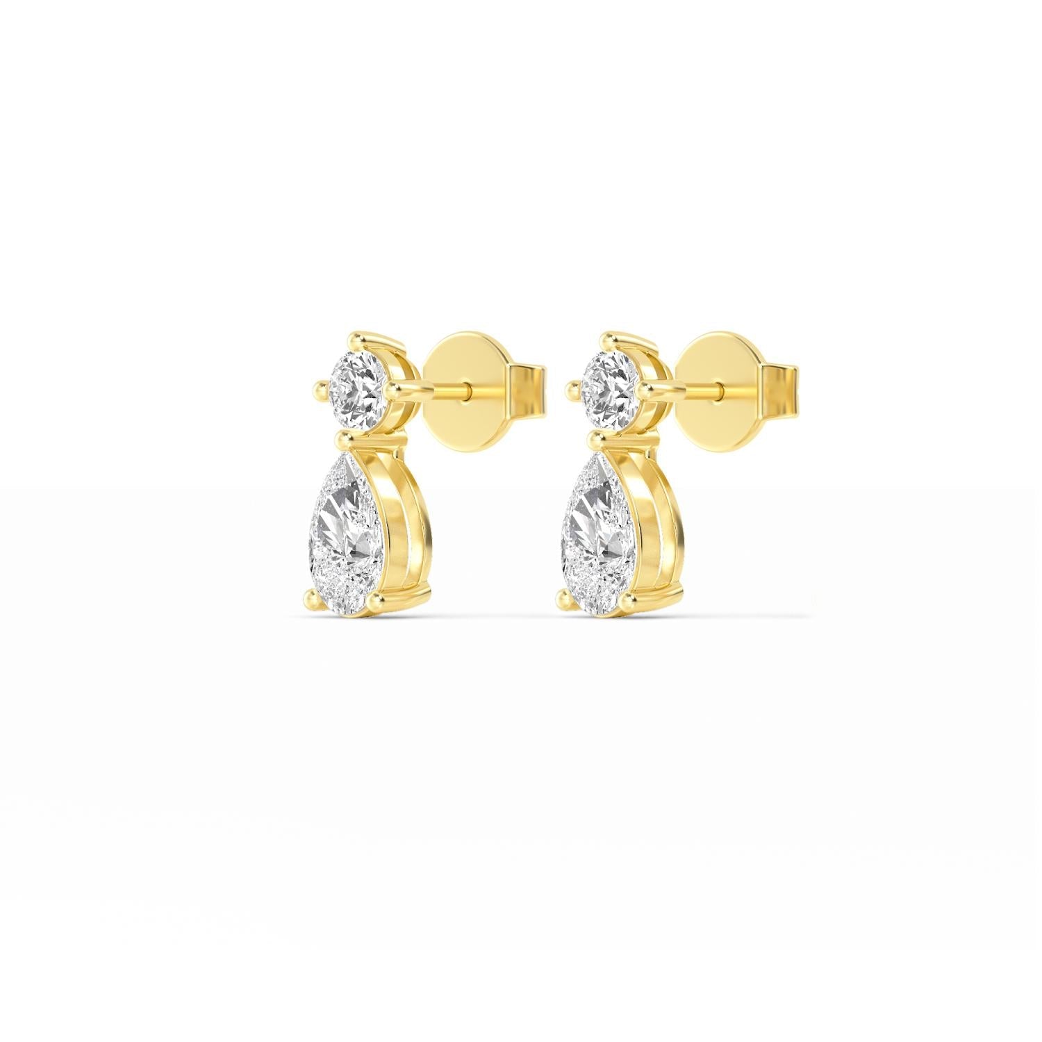 1.96ct Day drop - yellow gold product image 4