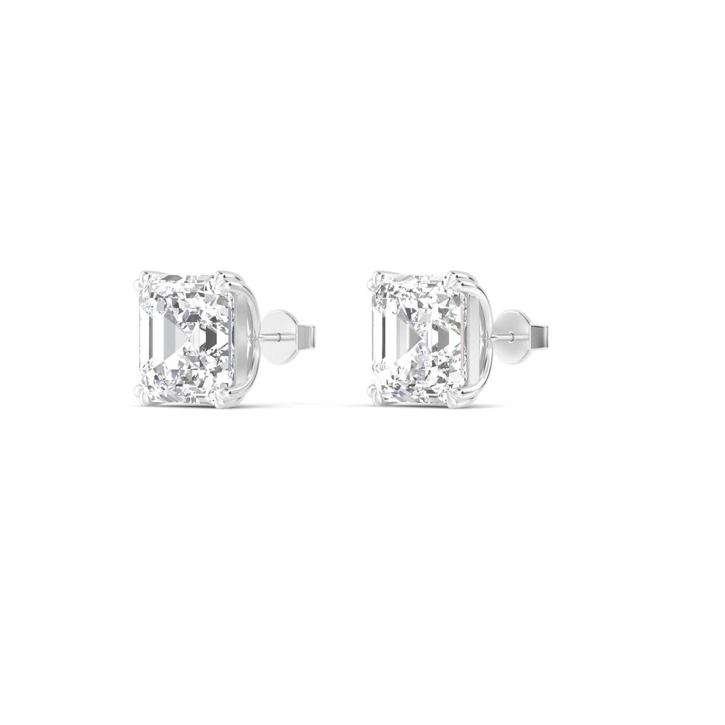 6.00ct Asscher studs - white gold product image 4