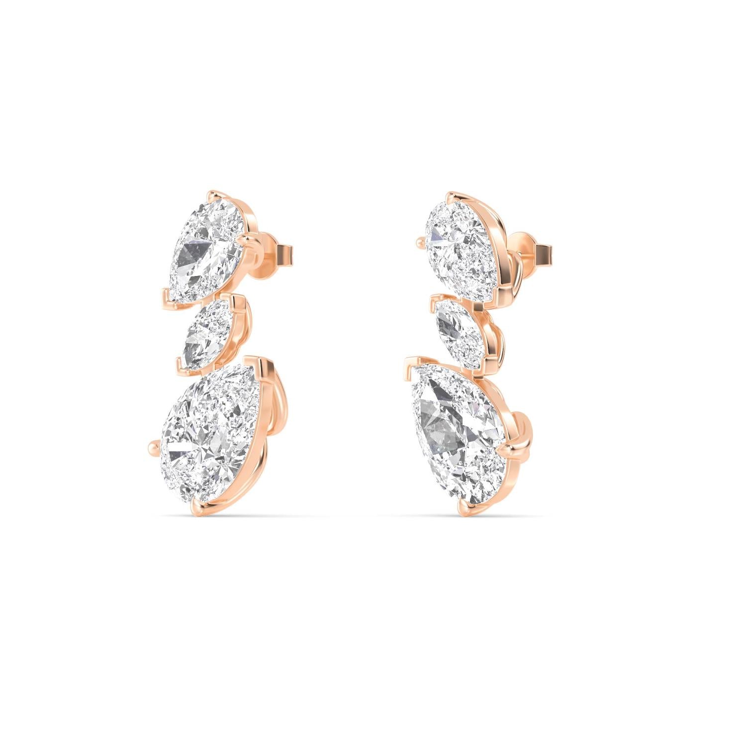 Ritz Noir drops - rose gold product image 4