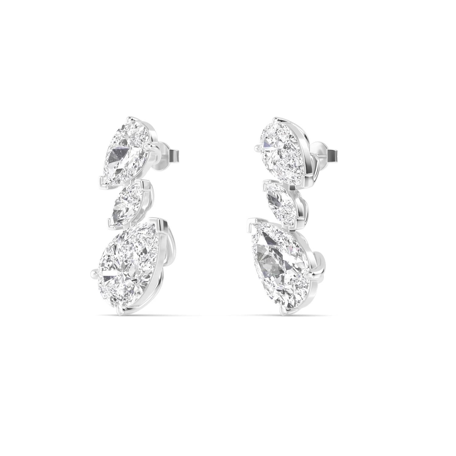 Ritz Noir drops - white gold product image 4
