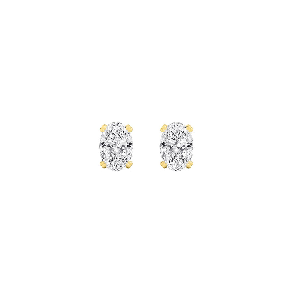 Oval Lab Diamond Earrings - product image 1