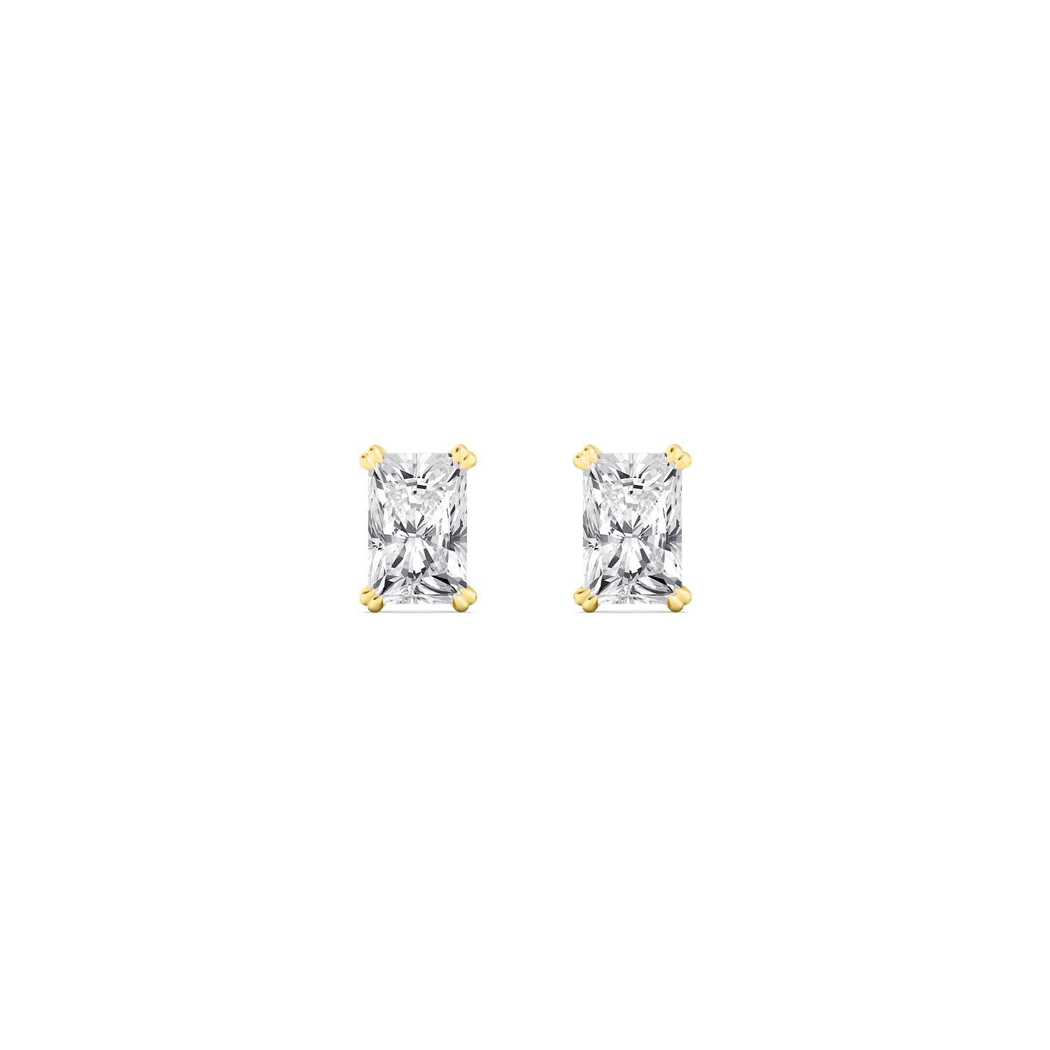 Radiant Lab Diamond Earrings - product image 1