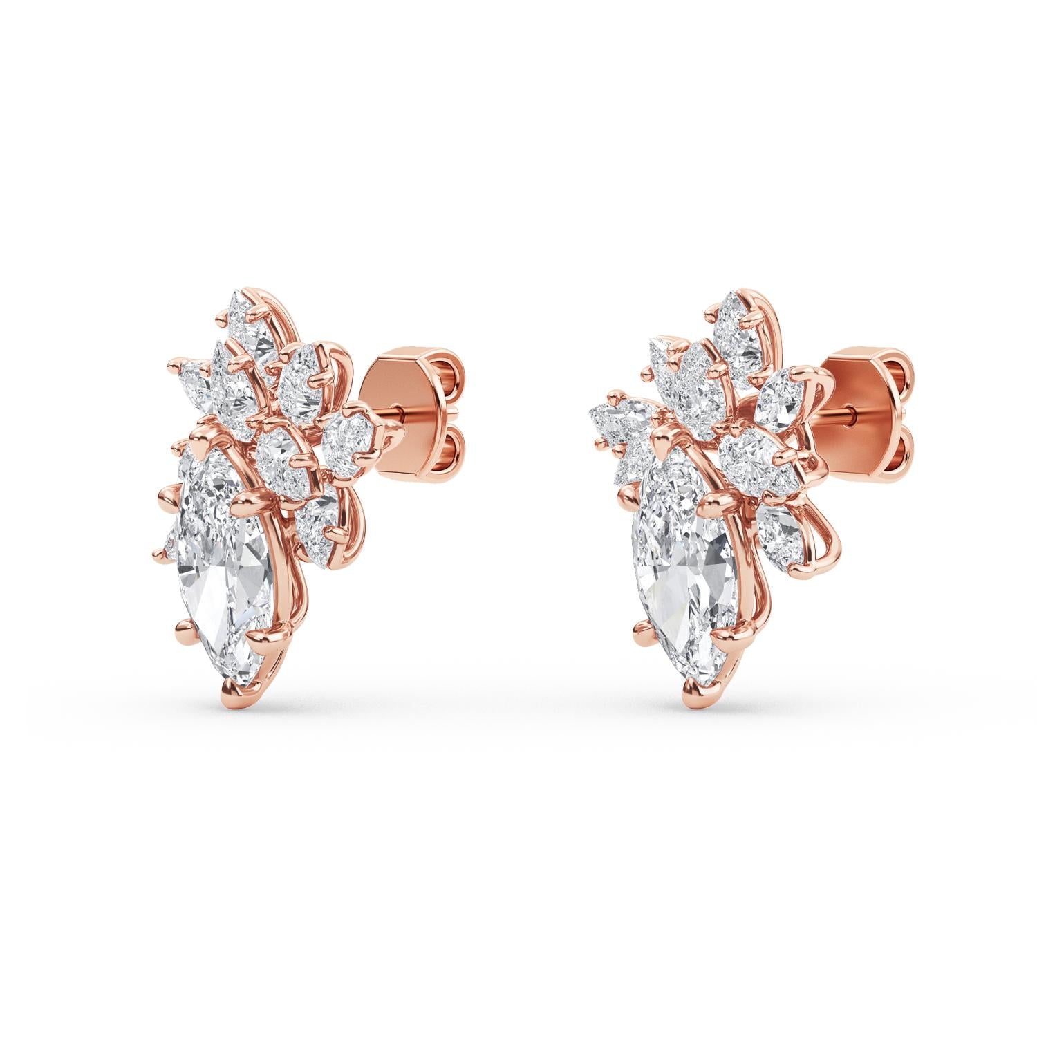 Verona clusters - rose gold product image 4