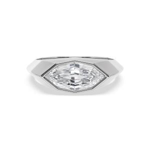 Noir Marquise Signet Ring