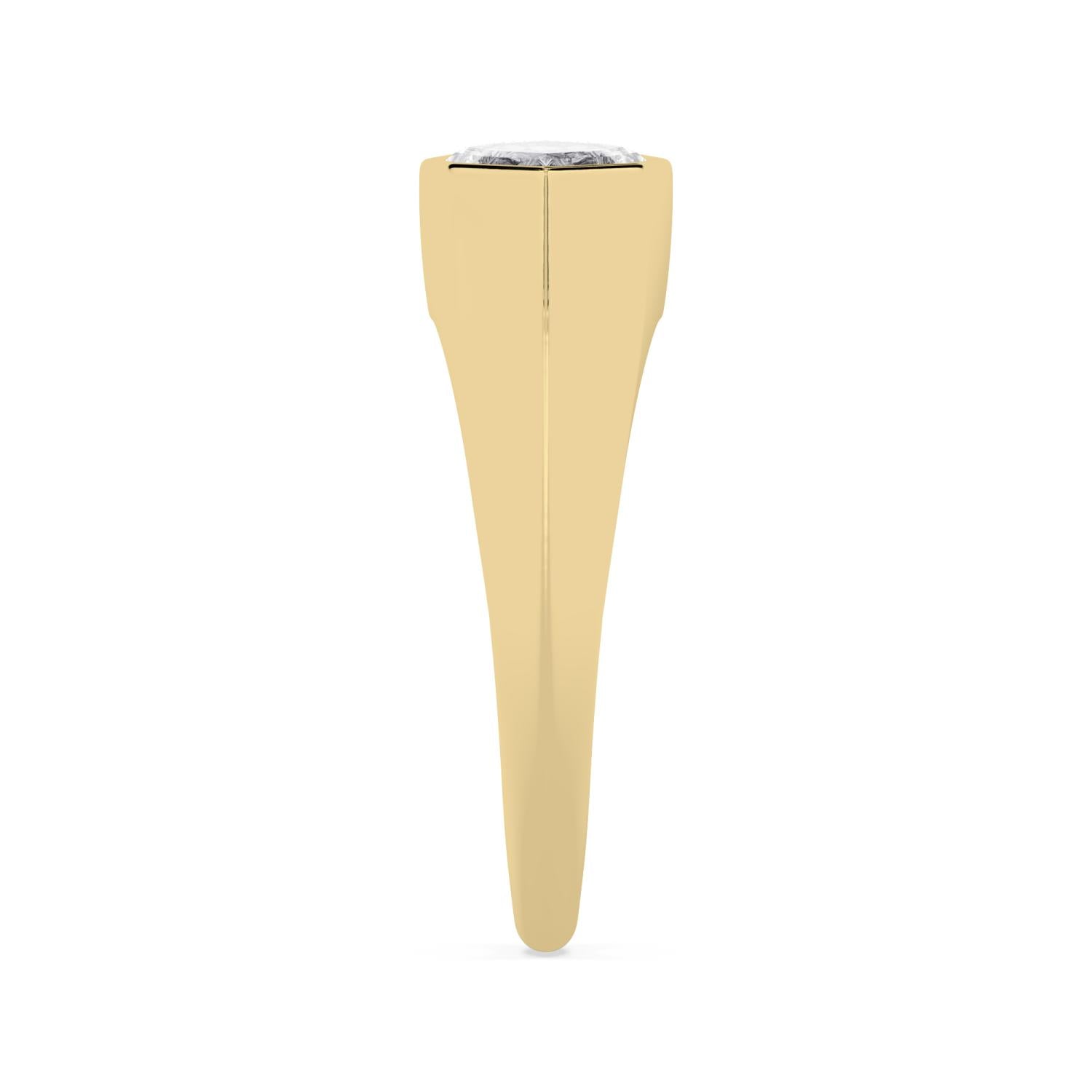 Noir Signet Ring - yellow gold product image 4