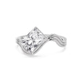 2.00ct Radiant Lab Diamond Engagement Ring - white gold product image 1
