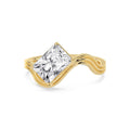 2.00ct Radiant Lab Diamond Engagement Ring in Yellow Gold - product image 1