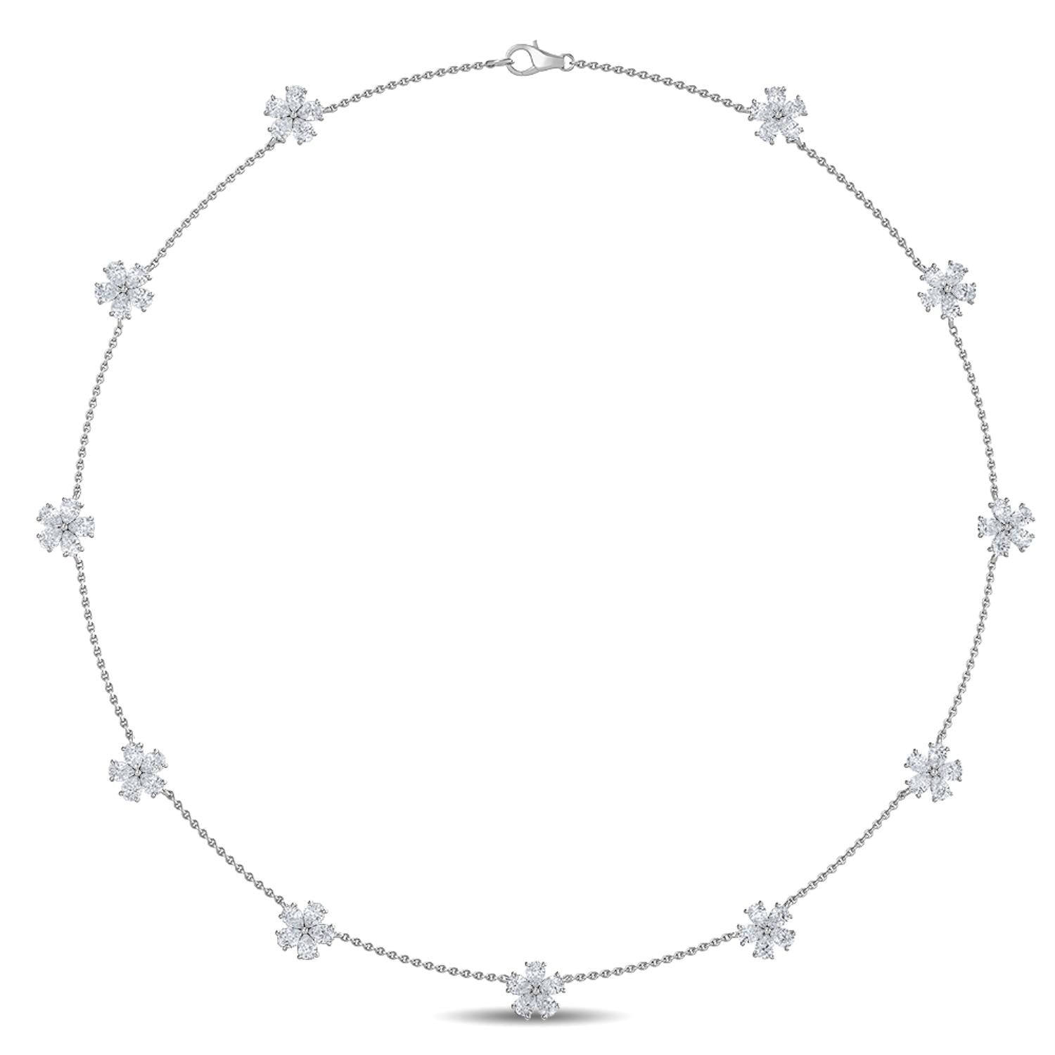 Daisy Dodd Necklace - white gold product image 1