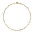 24.54ct Lab Diamond Tennis Necklace in 10ct Yellow Gold - image 1