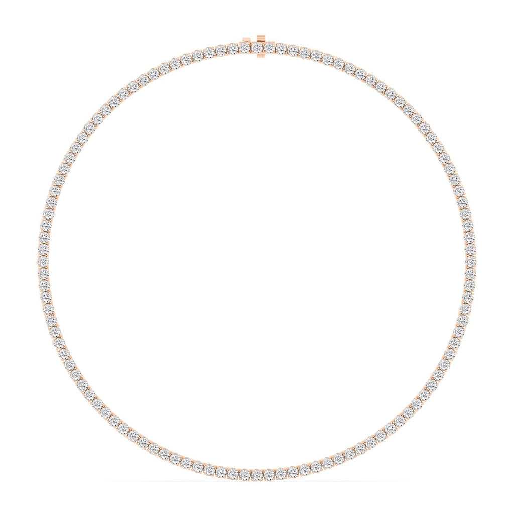 Classic Tennis Necklace - rose gold product image 1