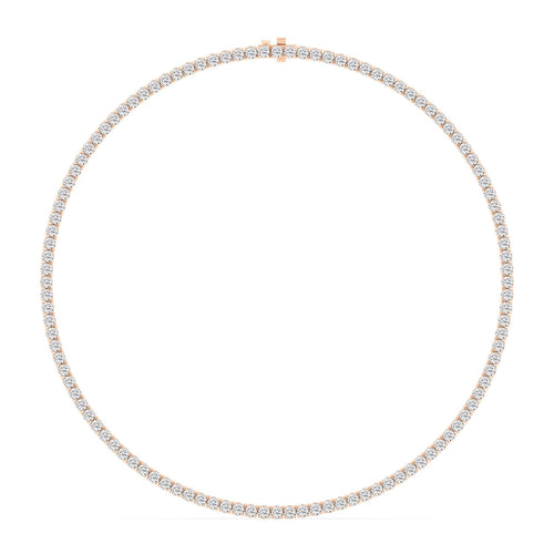 Classic Tennis Necklace - rose gold product image 1