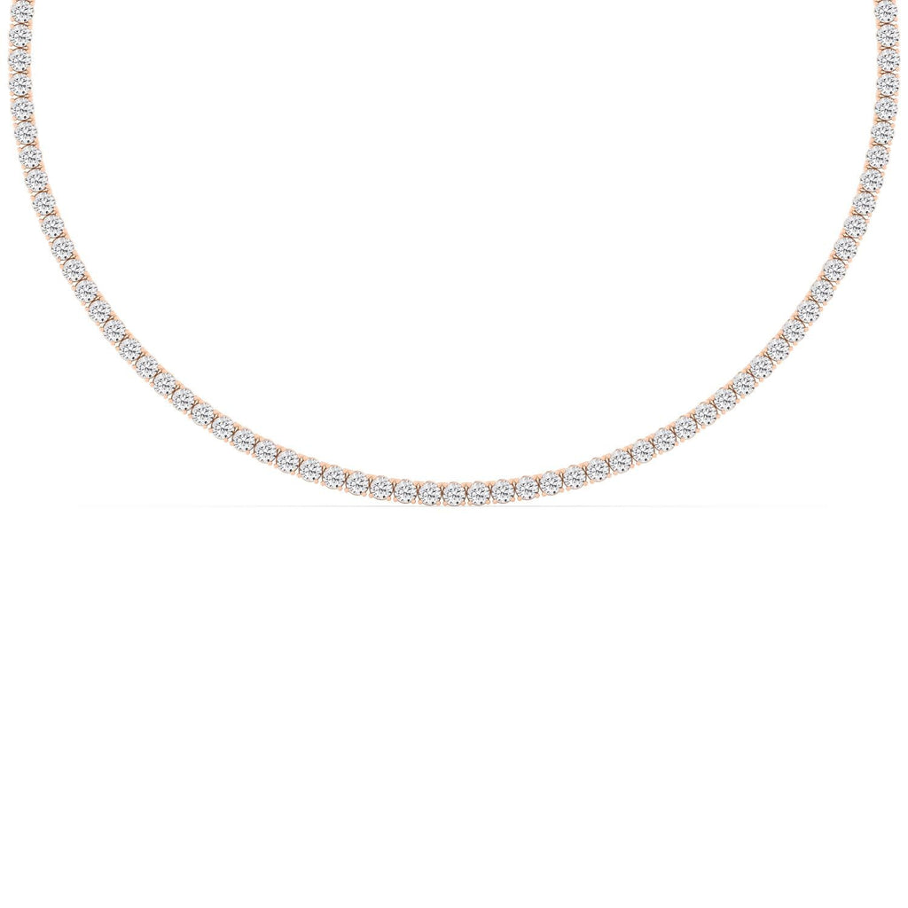 Classic Tennis Necklace - rose gold product image 3